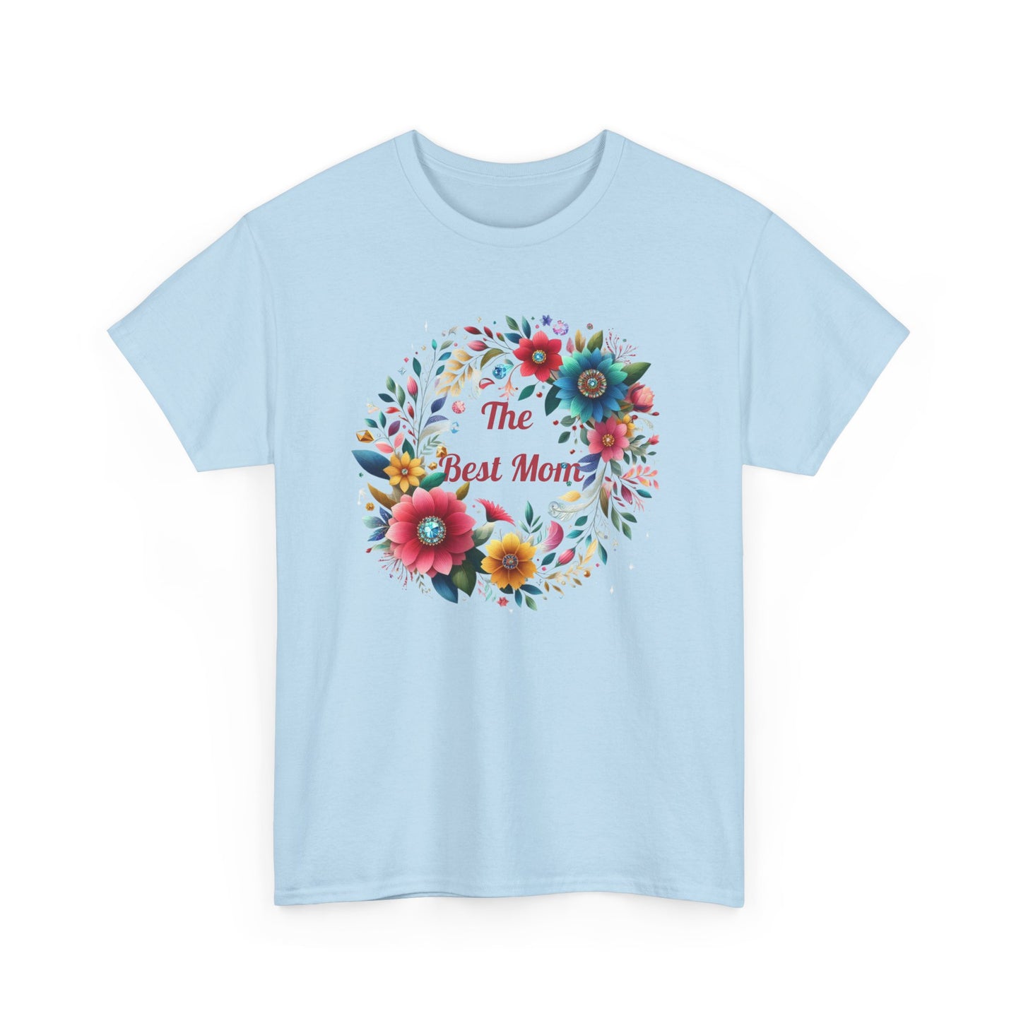 Floral Mother's Day Tee, Gift for Mom, Birthday Present, Unisex Cotton Shirt, Casual Wear, Family Reunion, Unique Floral Design