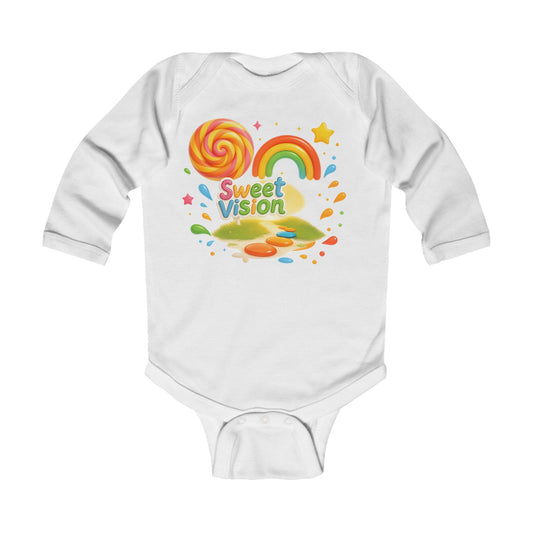 Rainbow Baby Sweet Vision Infant Long Sleeve Bodysuit