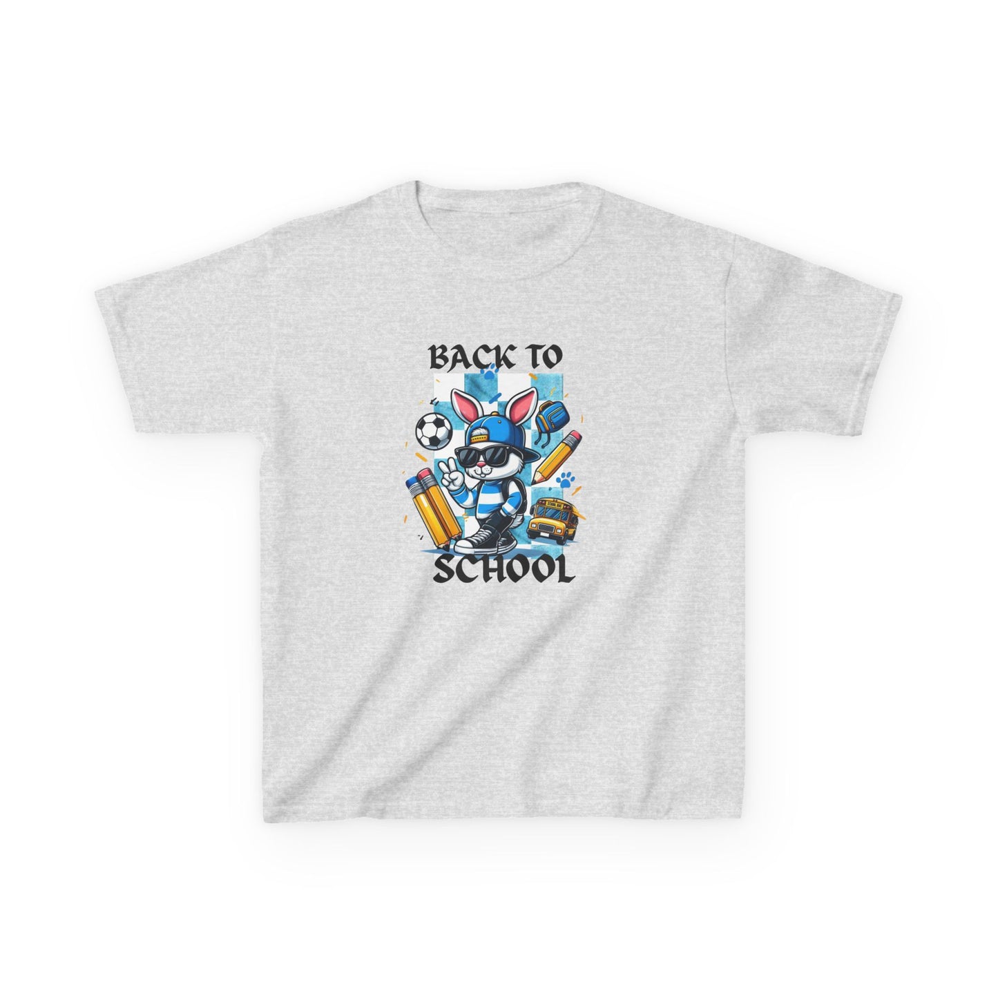 Back to School Kids Tee, Fun Graphic Cotton Shirt for Kids, School Spirit Top, Cute Cartoon Tee, Youth Apparel, Gift for Students
