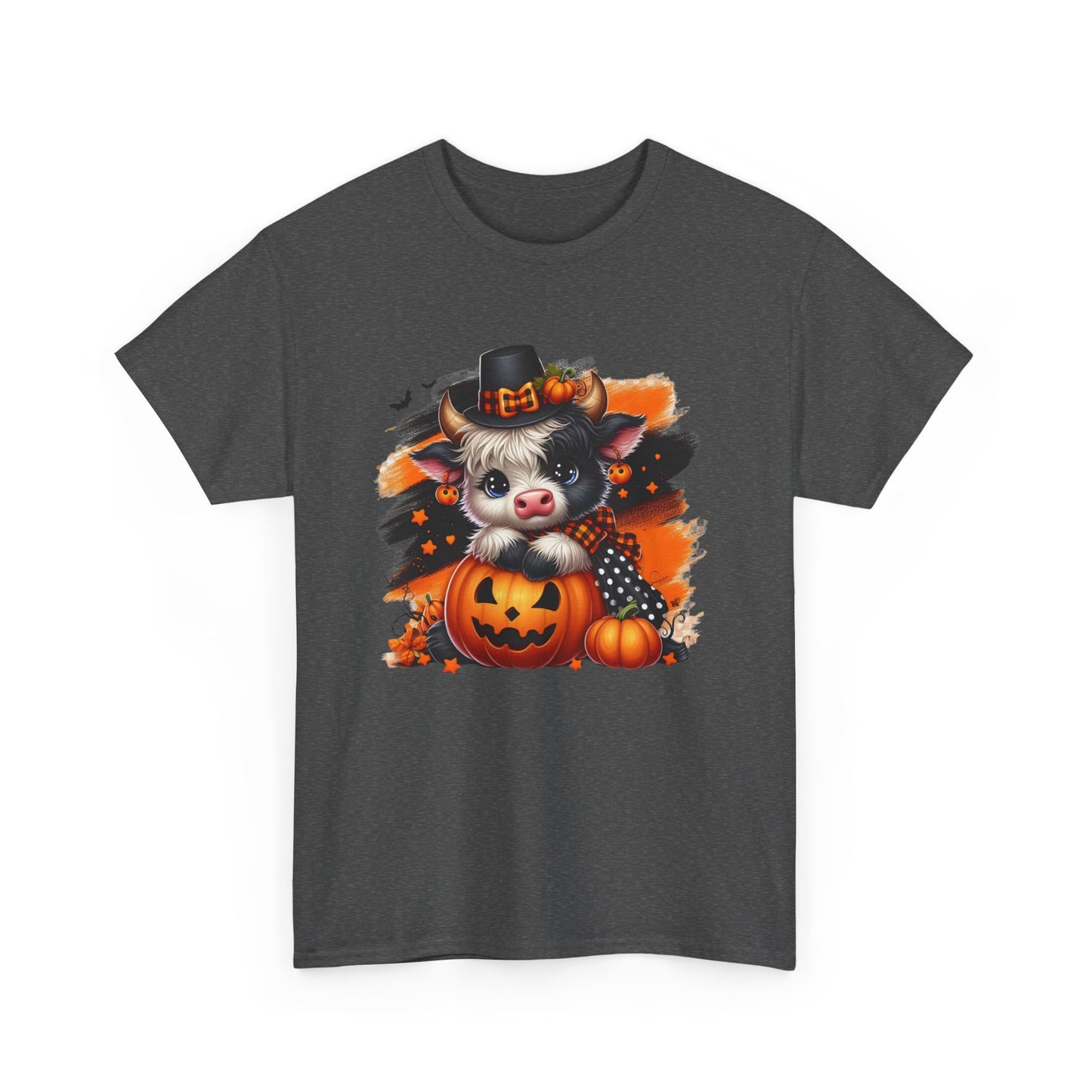 Halloween Dog Design Unisex Heavy Cotton Tee, Cute Pet Shirt, Fall Fashion, Halloween Costume, Gift for Dog Lovers