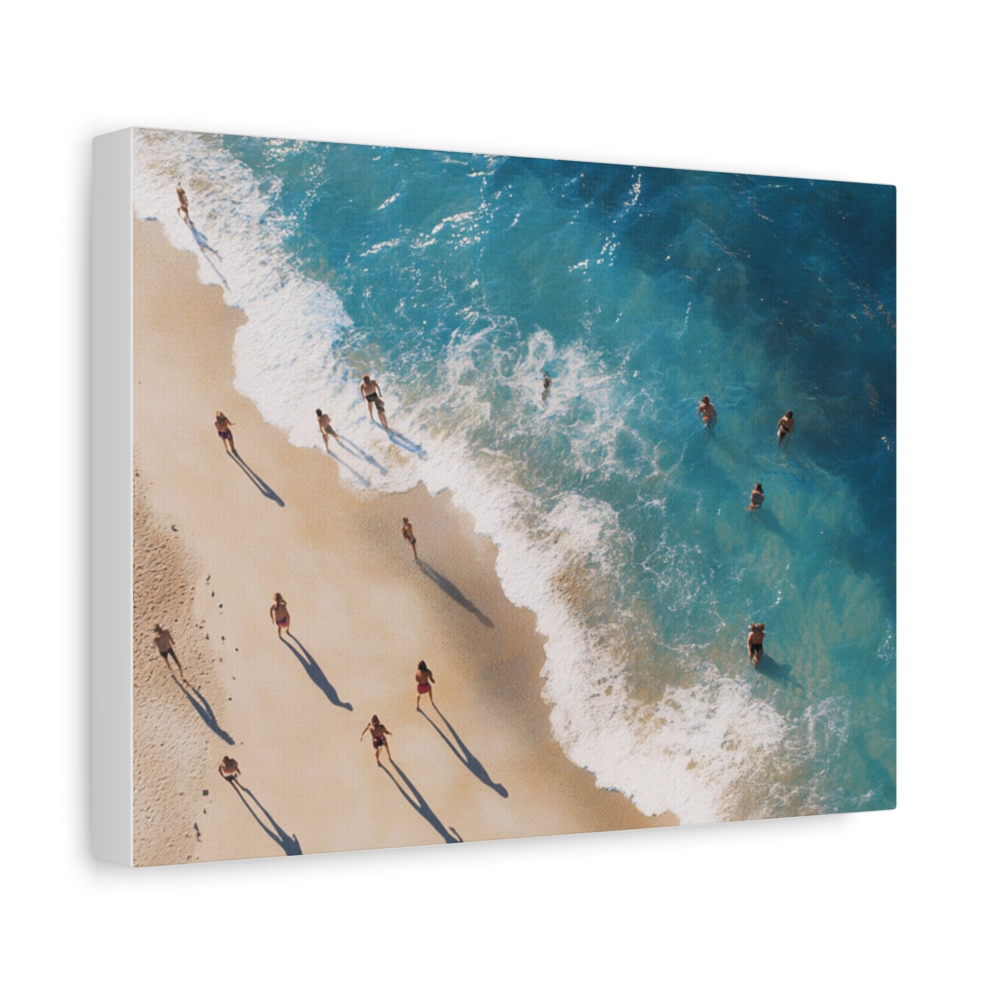 Ocean Waves Canvas Art Print, Coastal Wall Decor, Beach Photography, Home Decor, Nautical Art, Summer Vibes, Gift for Beach Lovers