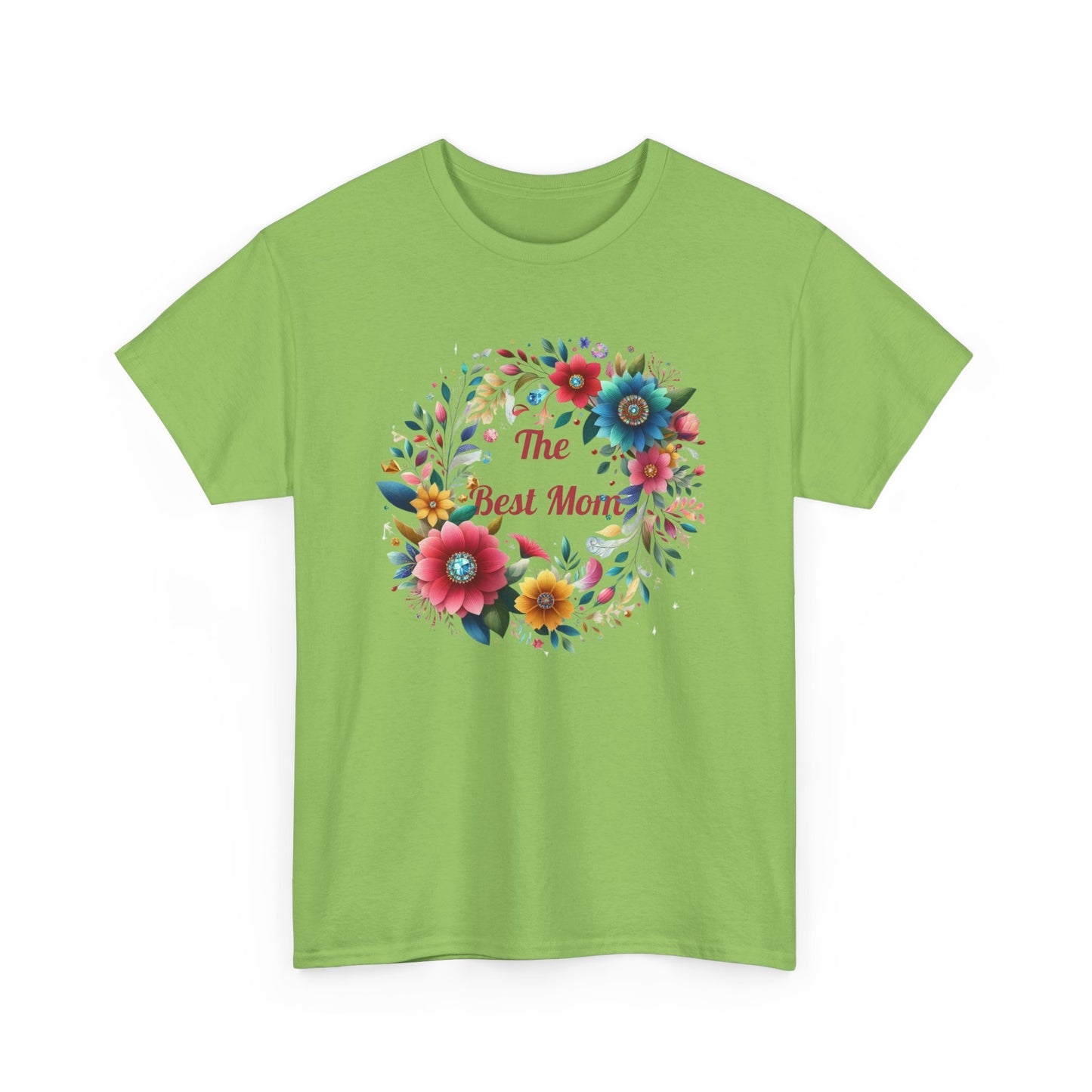 Floral Mother's Day Tee, Gift for Mom, Birthday Present, Unisex Cotton Shirt, Casual Wear, Family Reunion, Unique Floral Design