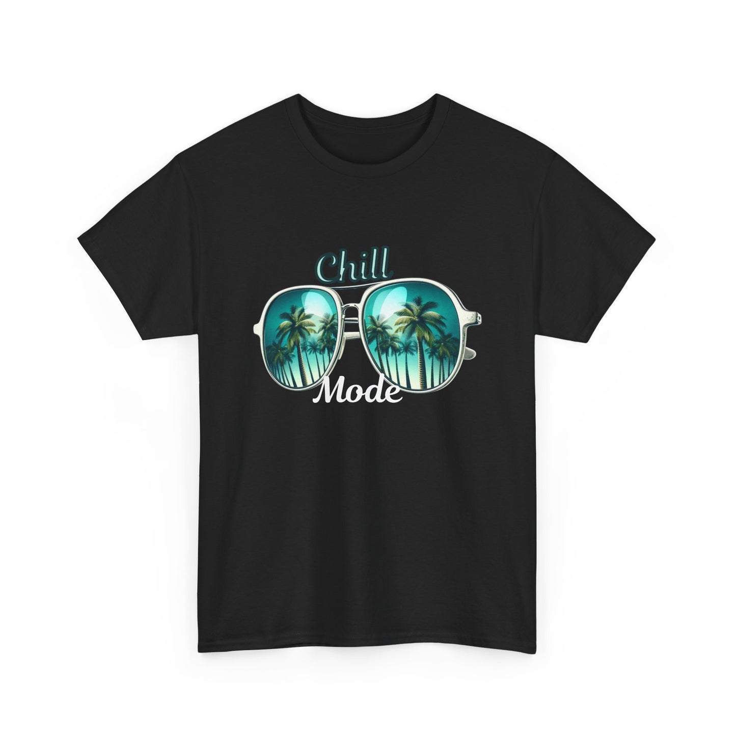 Chill Vibes Unisex Heavy Cotton Tee - Perfect for Beach Days, Summer Concerts, Relaxation, Gift for Friends, Casual Wear, Vacation Style