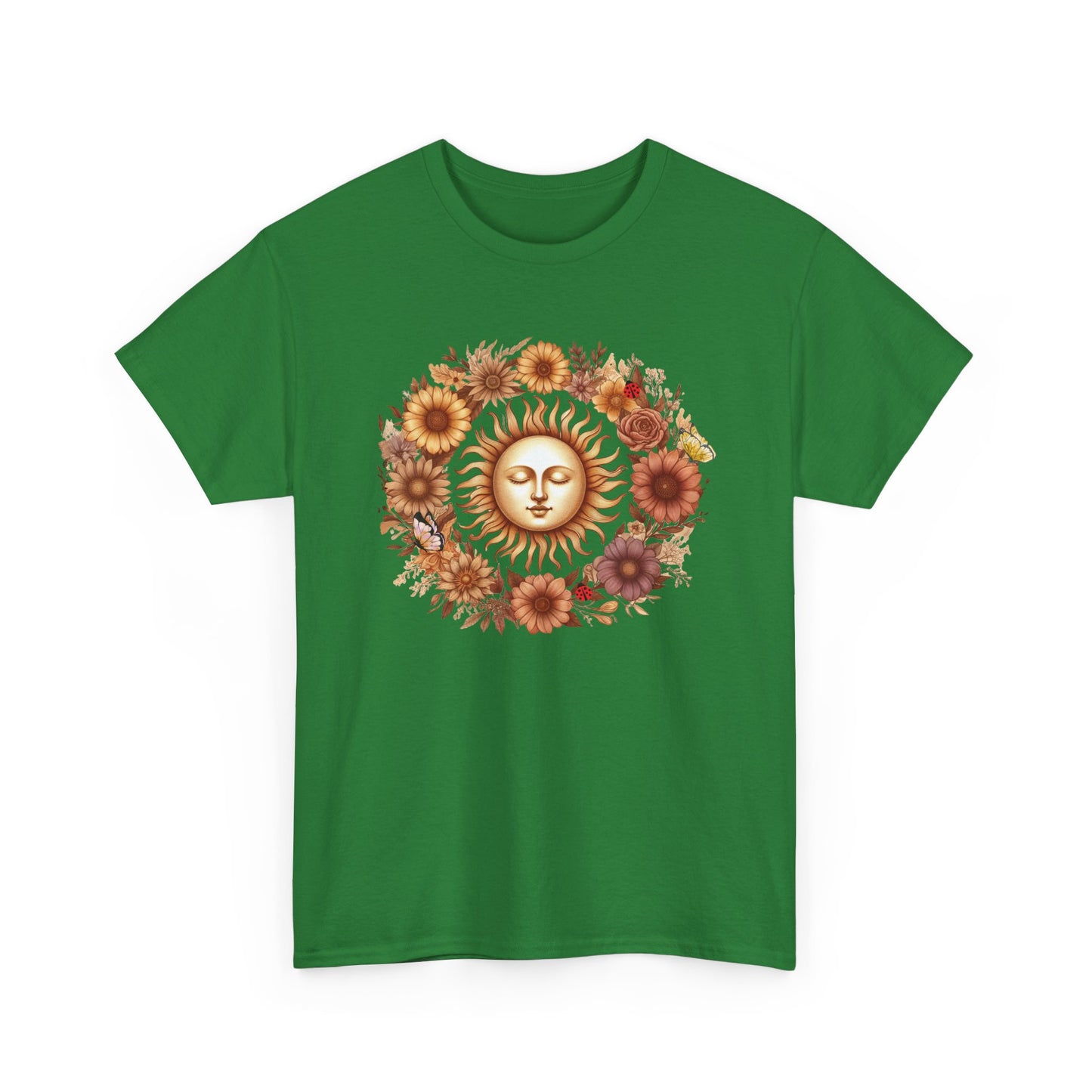 Sunflower Sun Graphic Tee | Vintage Floral Shirt, Casual Wear, Gift for Nature Lovers, Summer Fashion, Boho Style