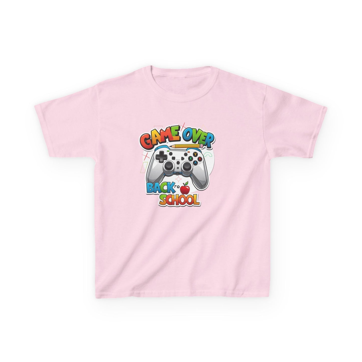 Back to School Gamer Tee, Kids Gaming Shirt, Fun Playful Top for Children, Video Game Lover Gift, Youth Cotton T-Shirt