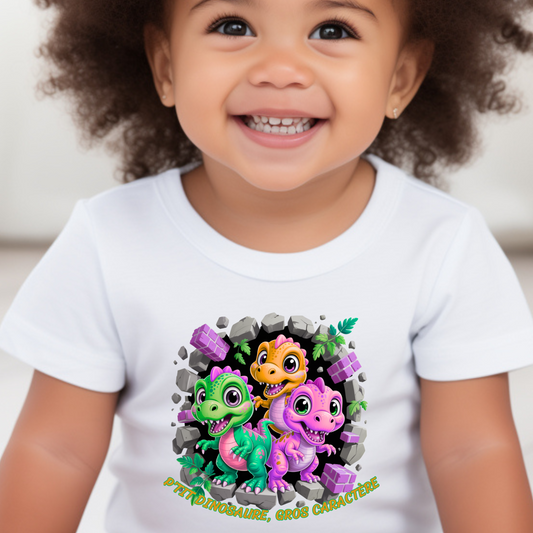 Infant Dinosaur Tee - Fun & Colorful Kids T-Shirt for Birthdays and Playtime