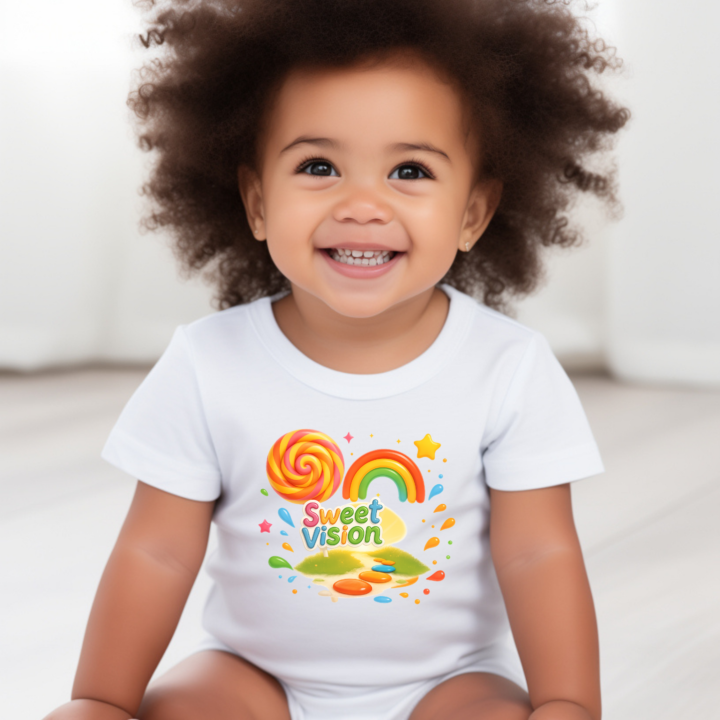 Rainbow Baby Sweet Vision Infant Long Sleeve Bodysuit