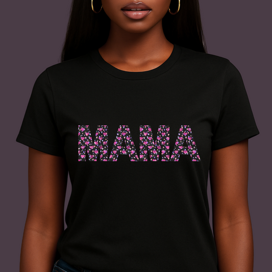Mama Graphic T-Shirt | Mother's Day Gift | Unisex Softstyle Tee | Casual Wear | Family Love | Birthday Gift