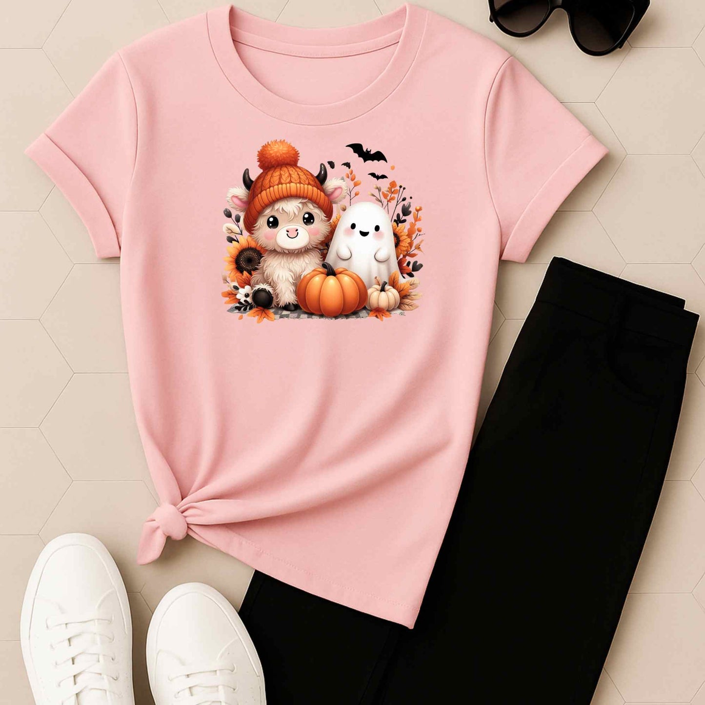 Fall Festival Unisex Tee, Cute Pumpkin Halloween Shirt, Cozy Autumn T-Shirt, Perfect for Trick-or-Treating, Halloween Decor, Seasonal Gift