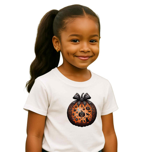 Cute Halloween Kids Tee, Spooky Pumpkin Design, Fun Fall Kids Shirt, Trick or Treat Shirt, Halloween Costume Top