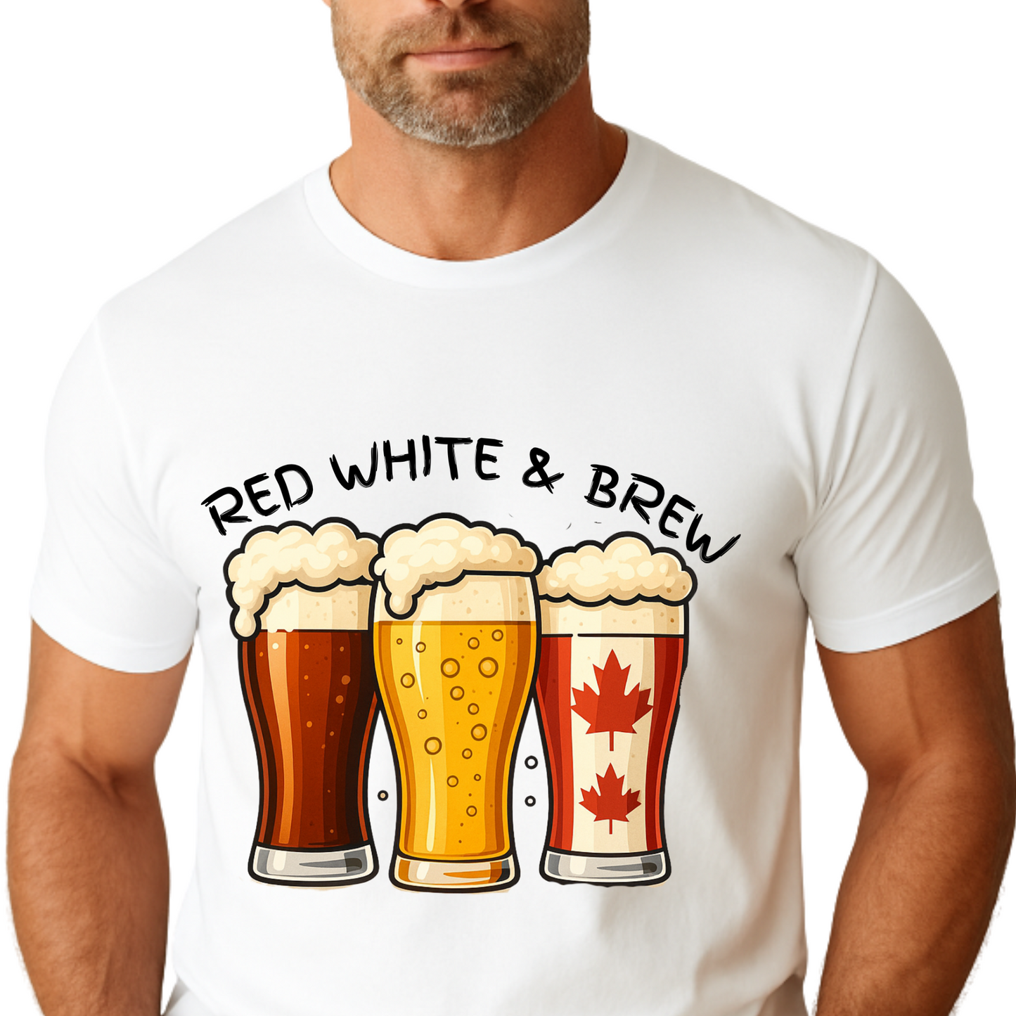 Graphic Tee - Afternoon Friend Beer Canada Design