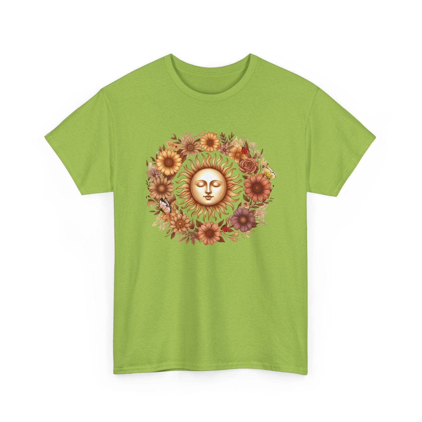 Sunflower Sun Graphic Tee | Vintage Floral Shirt, Casual Wear, Gift for Nature Lovers, Summer Fashion, Boho Style