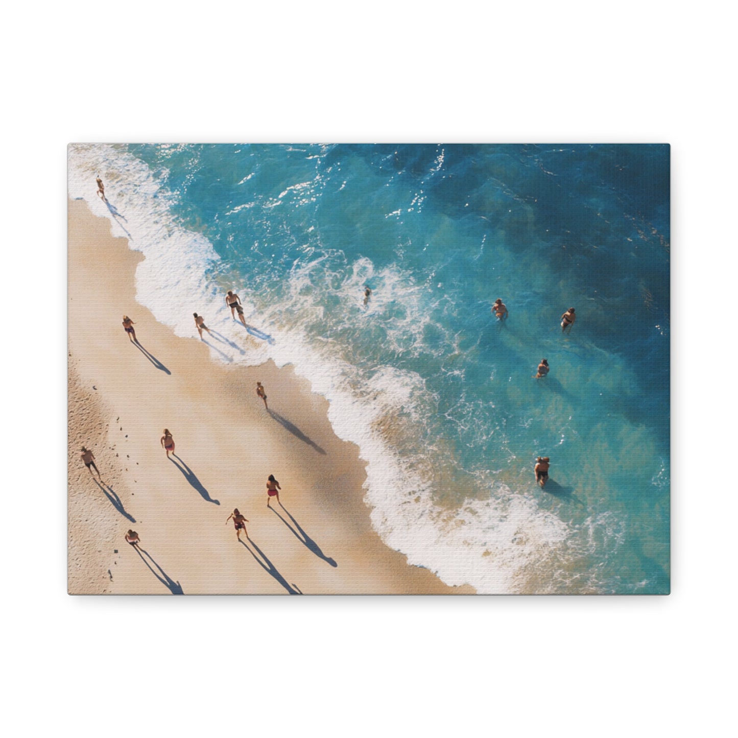 Ocean Waves Canvas Art Print, Coastal Wall Decor, Beach Photography, Home Decor, Nautical Art, Summer Vibes, Gift for Beach Lovers