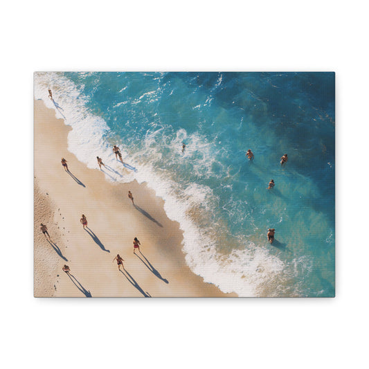 Ocean Waves Canvas Art Print, Coastal Wall Decor, Beach Photography, Home Decor, Nautical Art, Summer Vibes, Gift for Beach Lovers