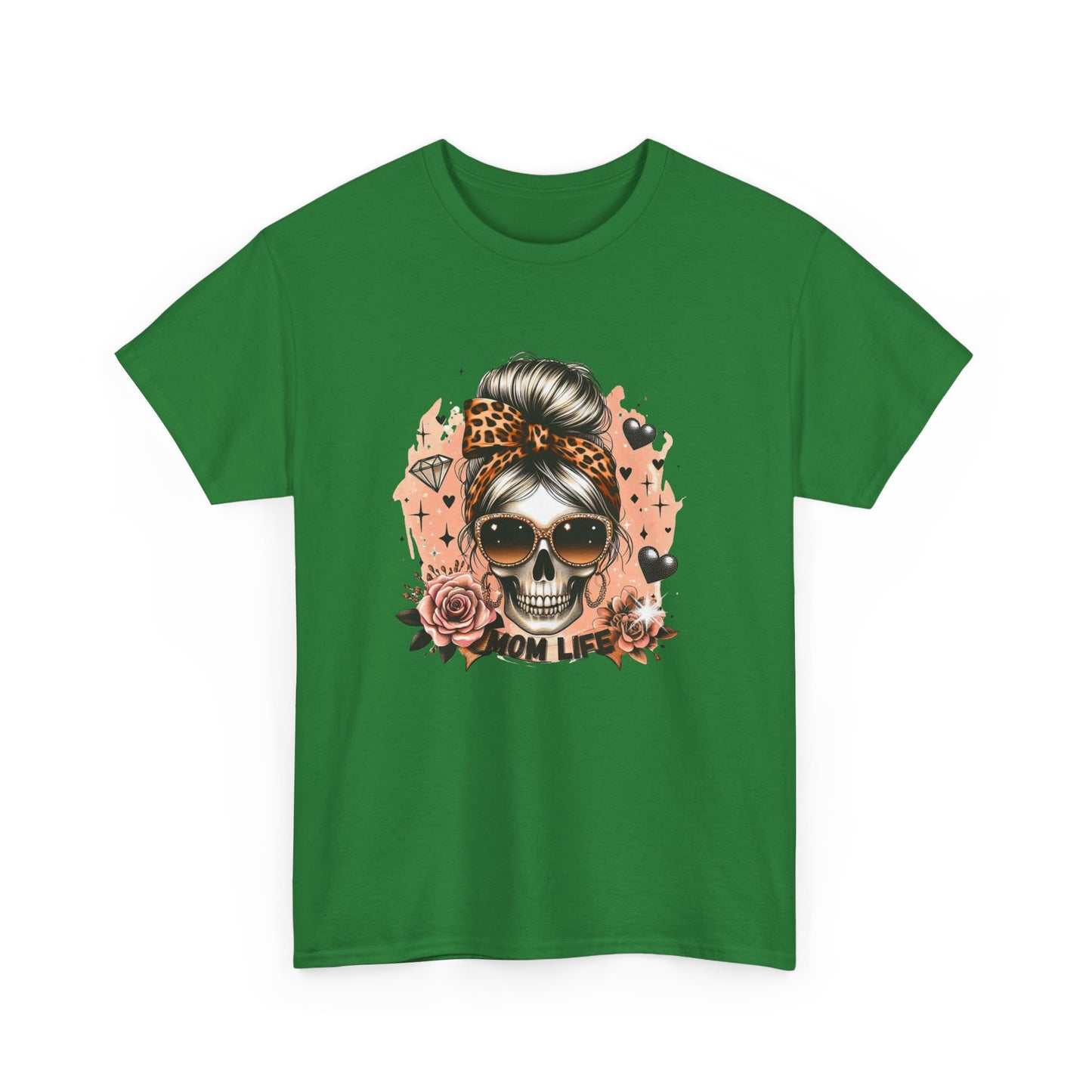 Fashion Skull Tee, Unisex Graphic T-Shirt for Day of the Dead, Boho Style, Cool Casual Wear, Gift for Her