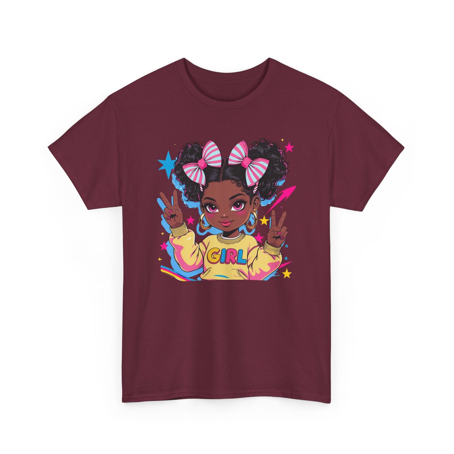 Empowerment Graphic Tee: Cute Girl Design | Unisex Fashion | Youth Empowerment | Gift for Her | Casual Wear | Non-Binary Fashion | [...]