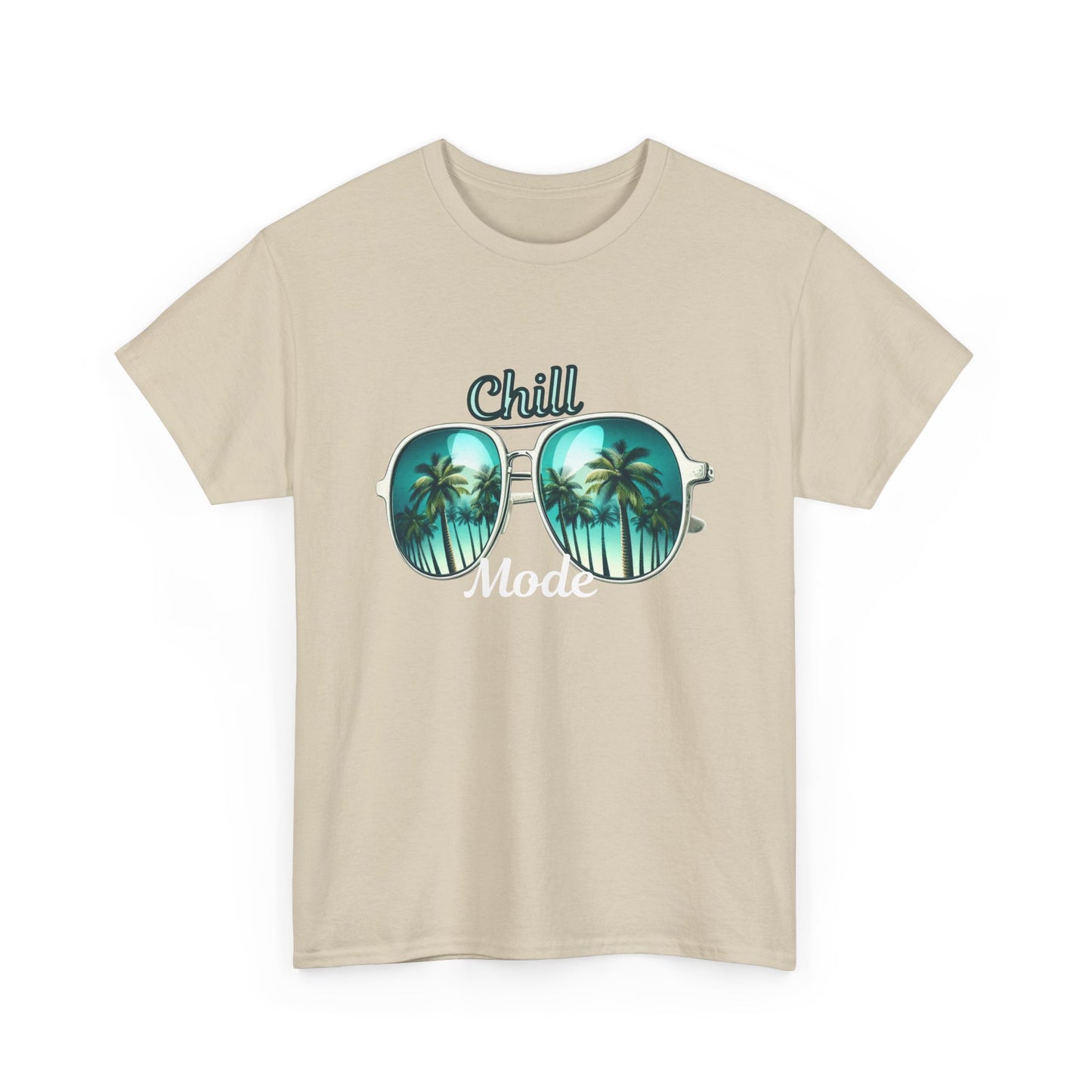 Chill Vibes Unisex Heavy Cotton Tee - Perfect for Beach Days, Summer Concerts, Relaxation, Gift for Friends, Casual Wear, Vacation Style