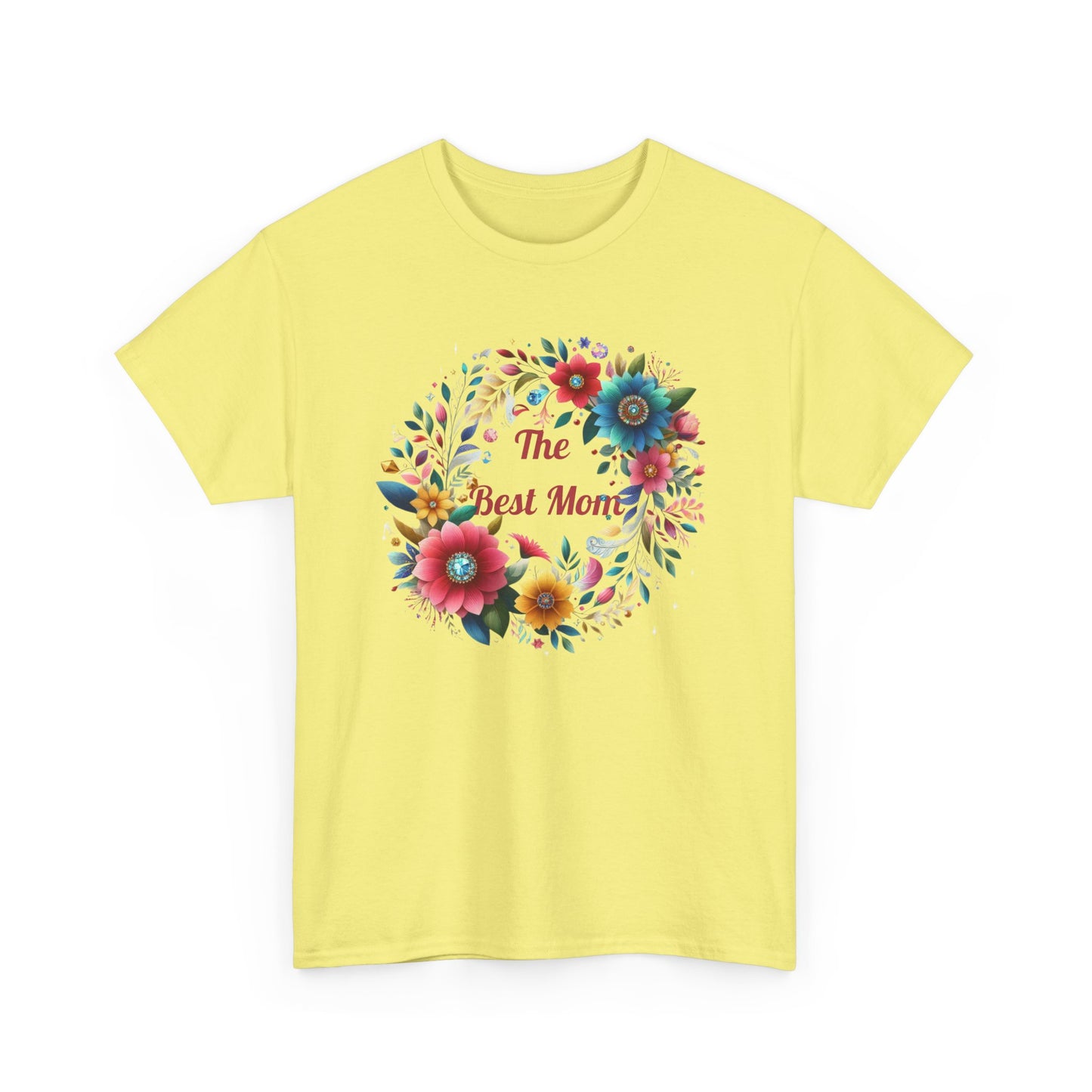 Floral Mother's Day Tee, Gift for Mom, Birthday Present, Unisex Cotton Shirt, Casual Wear, Family Reunion, Unique Floral Design