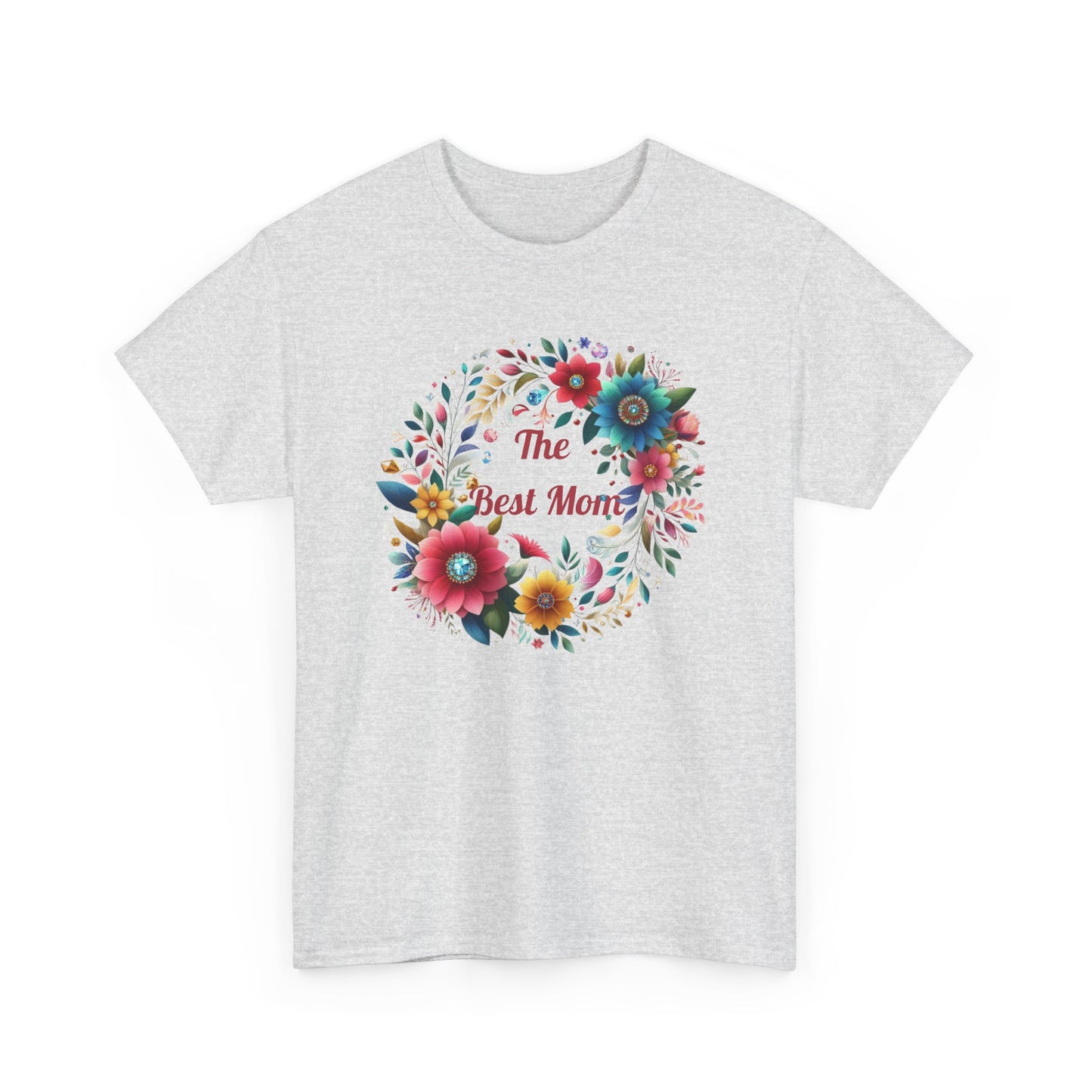 Floral Mother's Day Tee, Gift for Mom, Birthday Present, Unisex Cotton Shirt, Casual Wear, Family Reunion, Unique Floral Design