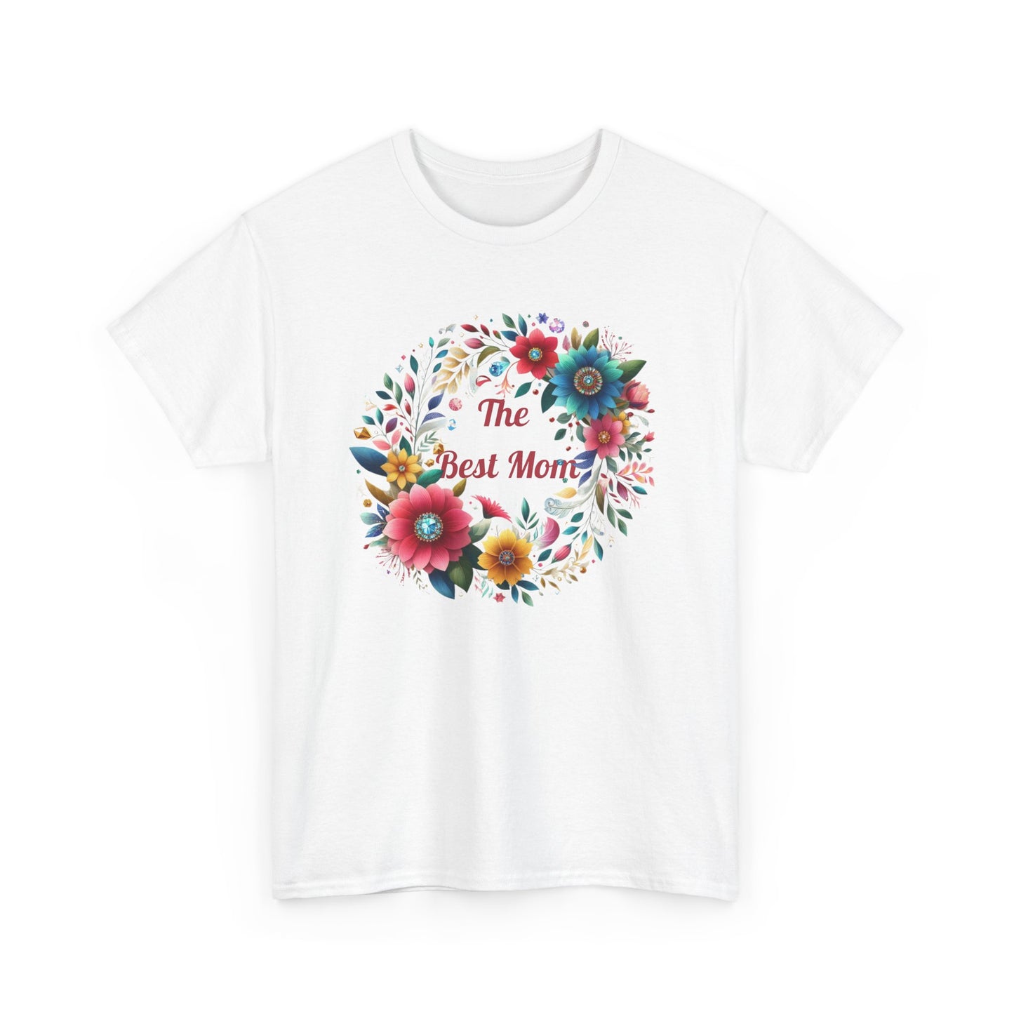 Floral Mother's Day Tee, Gift for Mom, Birthday Present, Unisex Cotton Shirt, Casual Wear, Family Reunion, Unique Floral Design