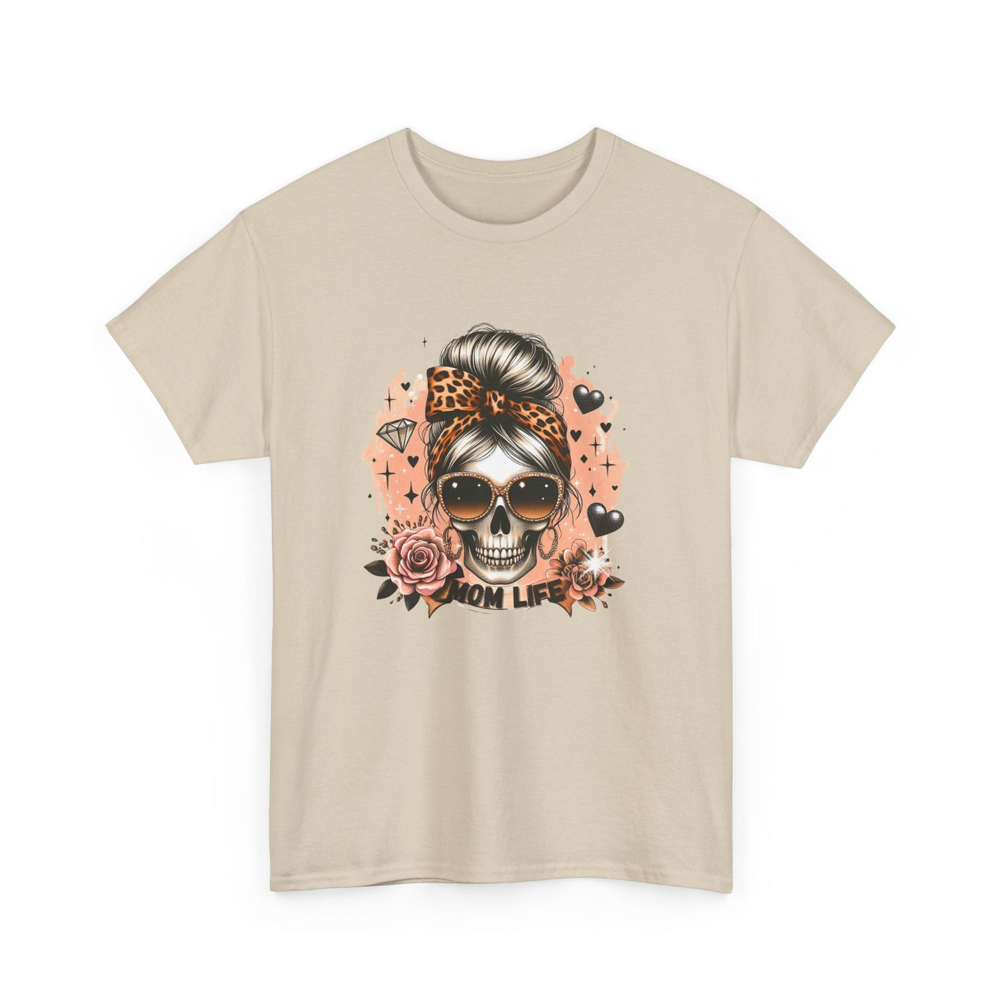 Fashion Skull Tee, Unisex Graphic T-Shirt for Day of the Dead, Boho Style, Cool Casual Wear, Gift for Her
