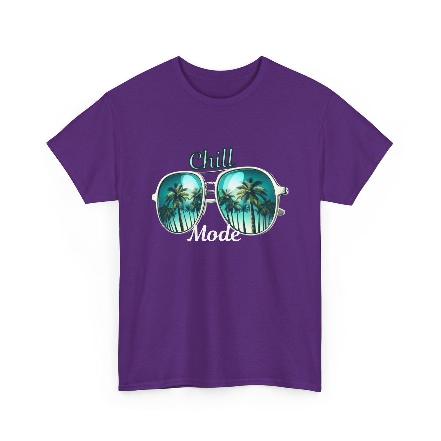 Chill Vibes Unisex Heavy Cotton Tee - Perfect for Beach Days, Summer Concerts, Relaxation, Gift for Friends, Casual Wear, Vacation Style