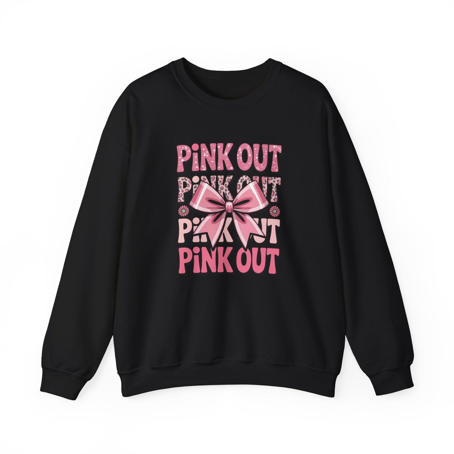 Pink Out Crewneck Sweatshirt | Cozy Fall Fashion, Breast Cancer Awareness, Casual Wear, Gift for Her, Stylish Comfort