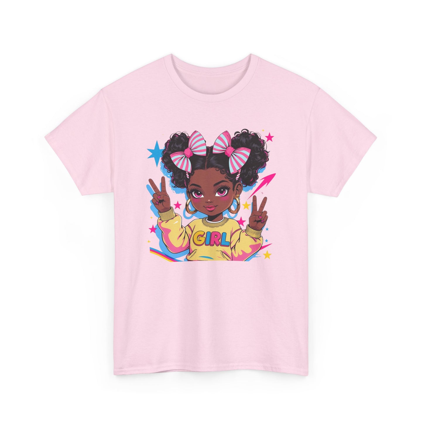 Empowerment Graphic Tee: Cute Girl Design | Unisex Fashion | Youth Empowerment | Gift for Her | Casual Wear | Non-Binary Fashion | [...]