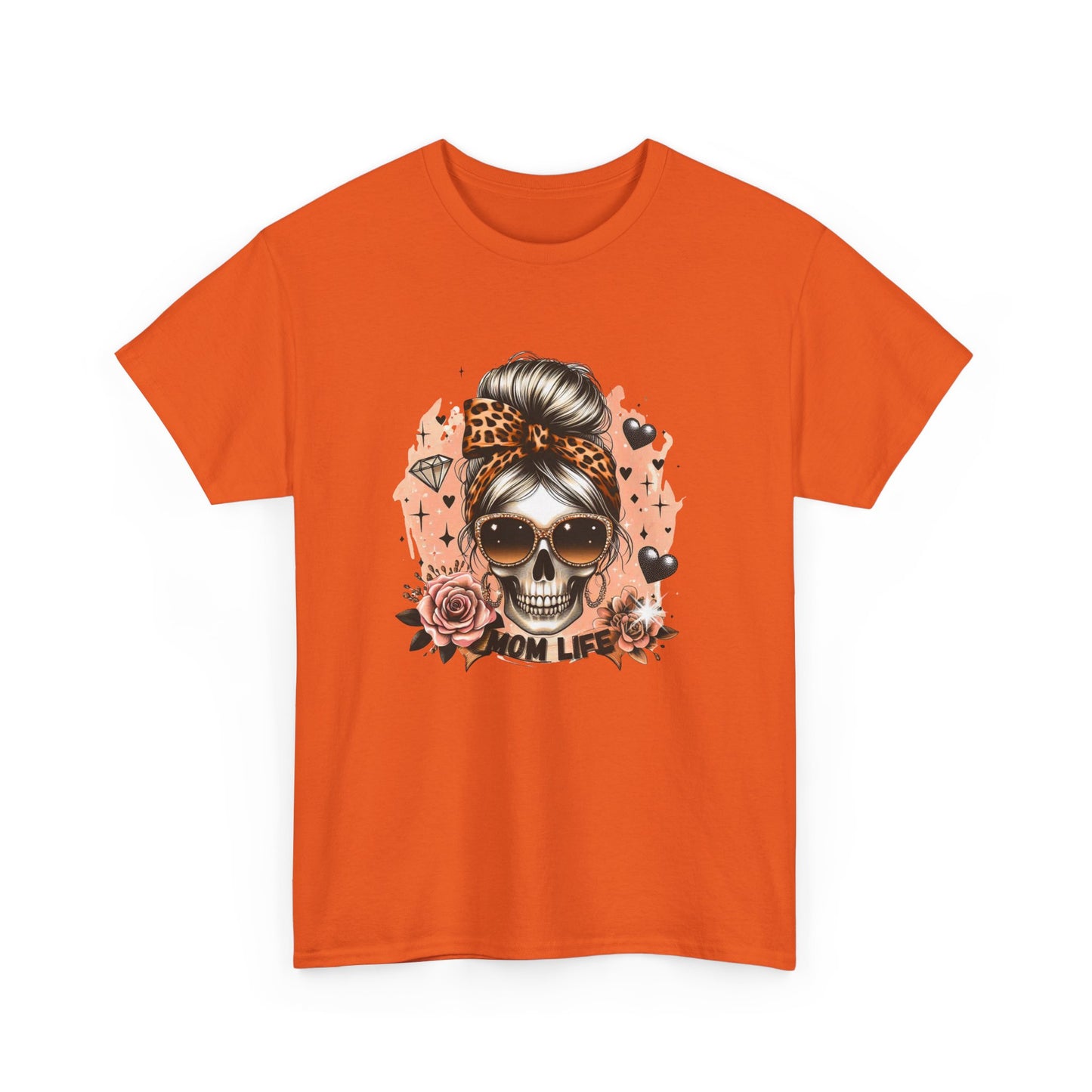 Fashion Skull Tee, Unisex Graphic T-Shirt for Day of the Dead, Boho Style, Cool Casual Wear, Gift for Her