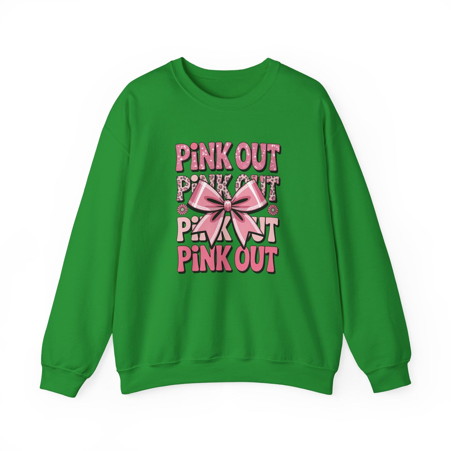 Pink Out Crewneck Sweatshirt | Cozy Fall Fashion, Breast Cancer Awareness, Casual Wear, Gift for Her, Stylish Comfort