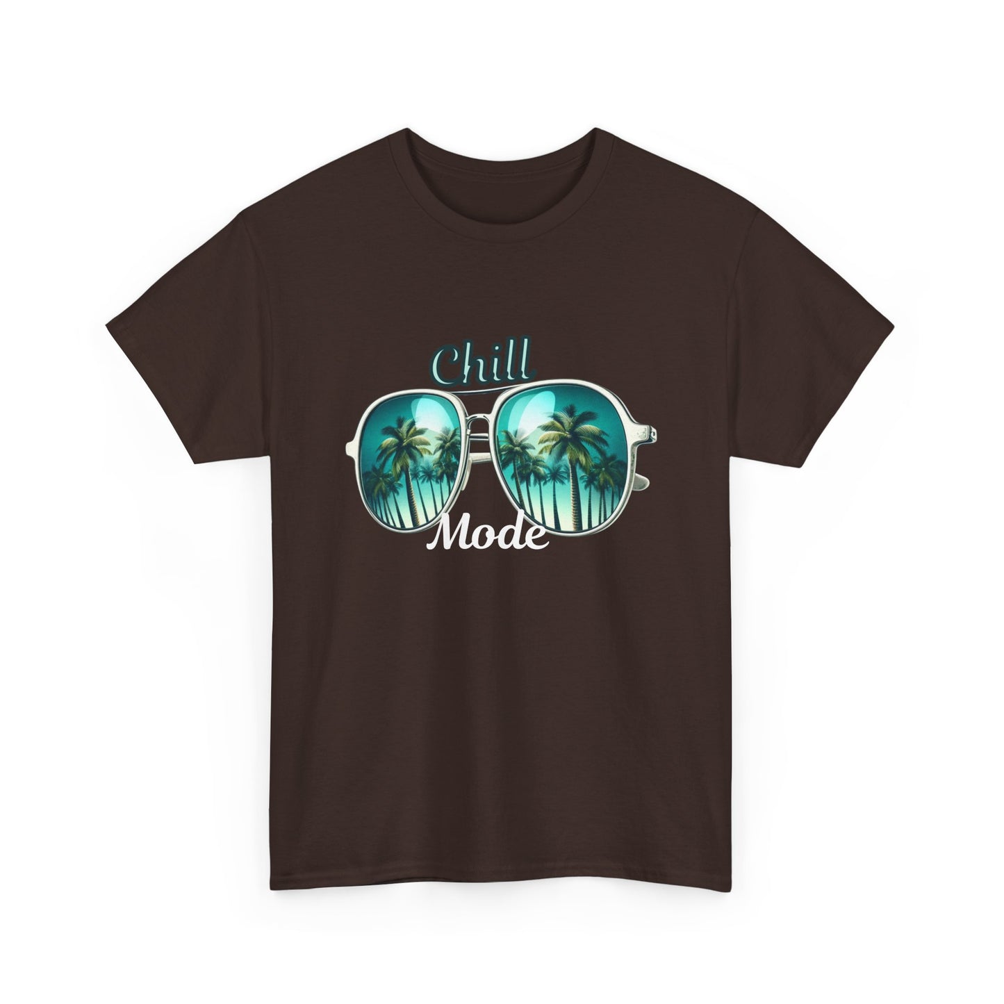 Chill Vibes Unisex Heavy Cotton Tee - Perfect for Beach Days, Summer Concerts, Relaxation, Gift for Friends, Casual Wear, Vacation Style