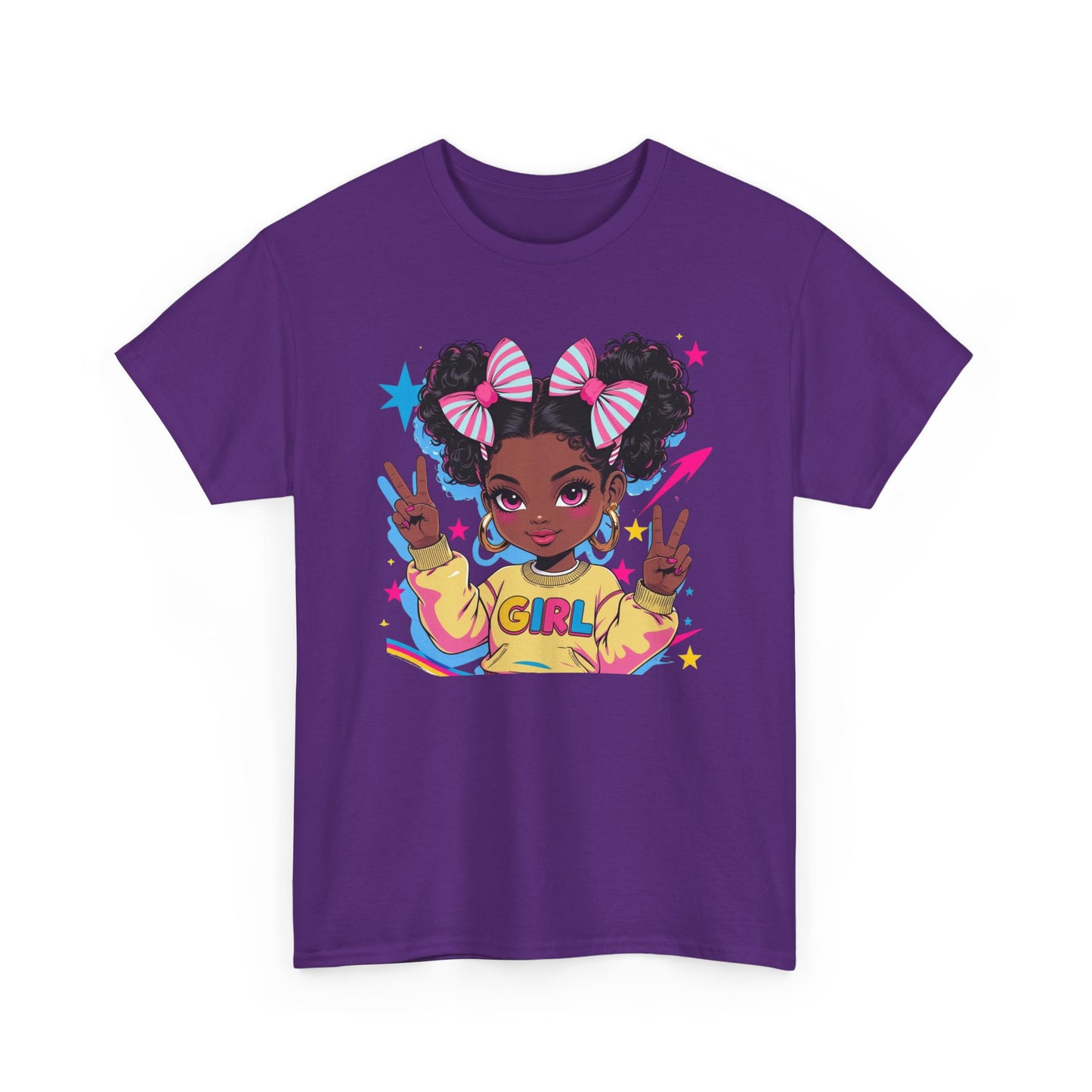 Empowerment Graphic Tee: Cute Girl Design | Unisex Fashion | Youth Empowerment | Gift for Her | Casual Wear | Non-Binary Fashion | [...]