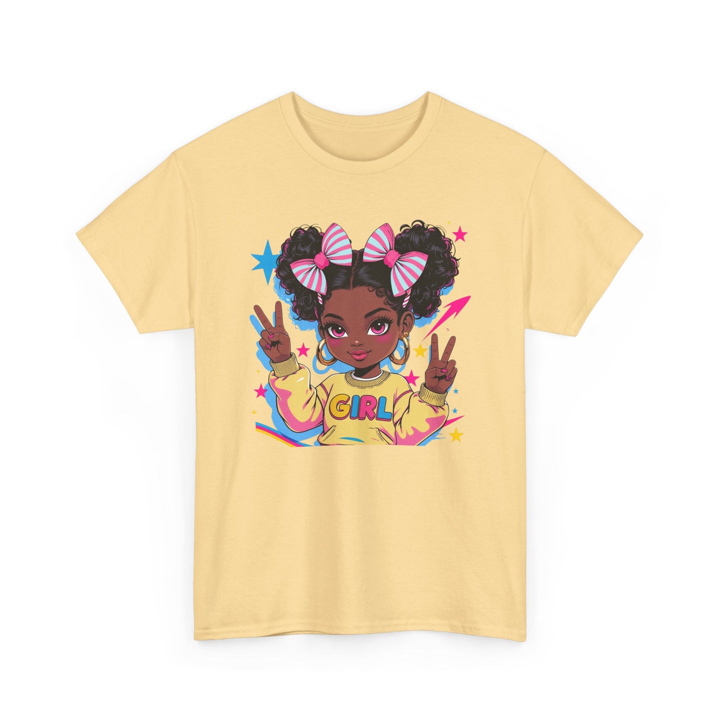 Empowerment Graphic Tee: Cute Girl Design | Unisex Fashion | Youth Empowerment | Gift for Her | Casual Wear | Non-Binary Fashion | [...]