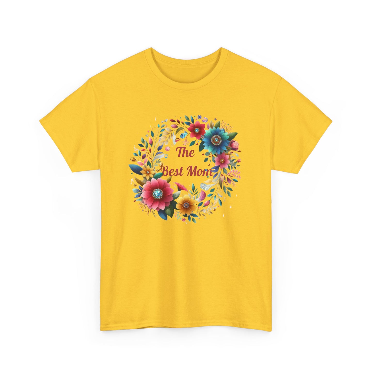Floral Mother's Day Tee, Gift for Mom, Birthday Present, Unisex Cotton Shirt, Casual Wear, Family Reunion, Unique Floral Design
