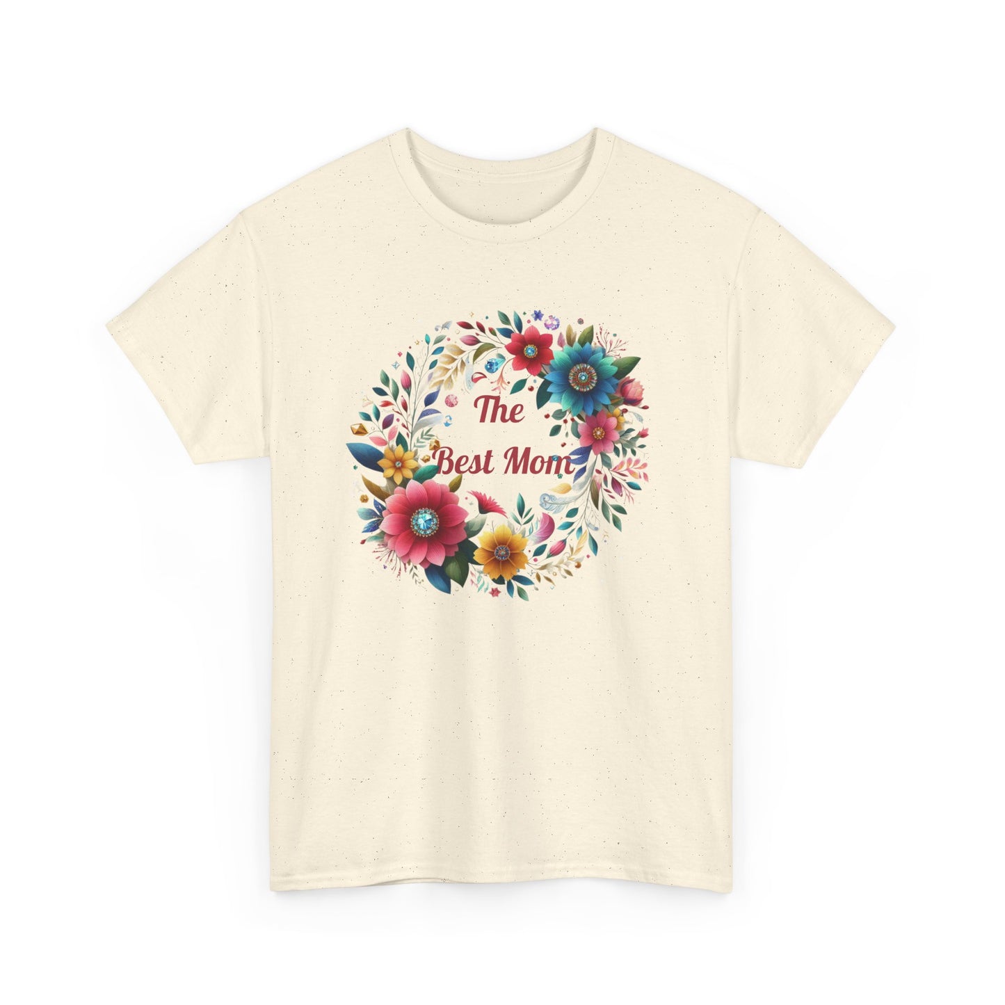 Floral Mother's Day Tee, Gift for Mom, Birthday Present, Unisex Cotton Shirt, Casual Wear, Family Reunion, Unique Floral Design