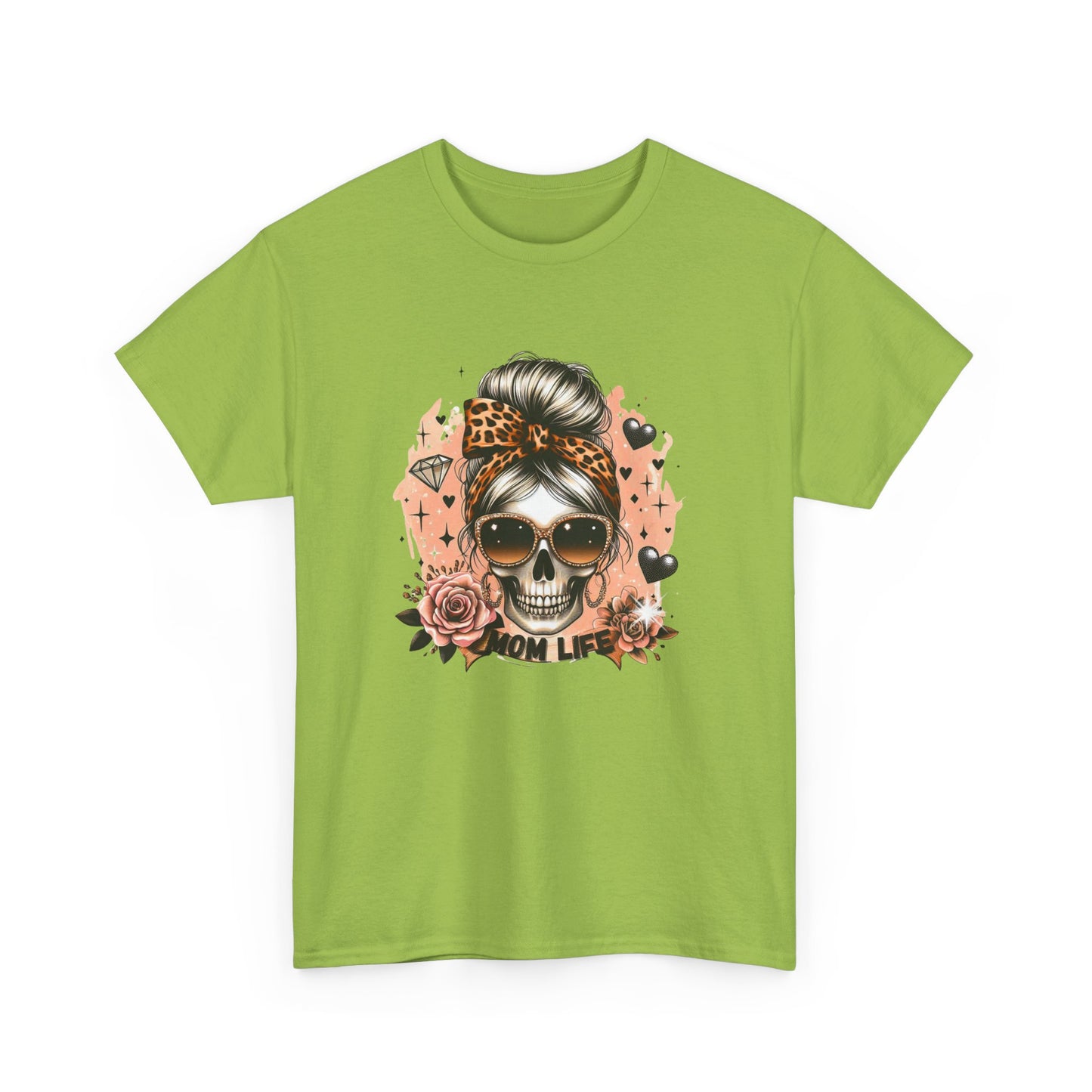 Fashion Skull Tee, Unisex Graphic T-Shirt for Day of the Dead, Boho Style, Cool Casual Wear, Gift for Her