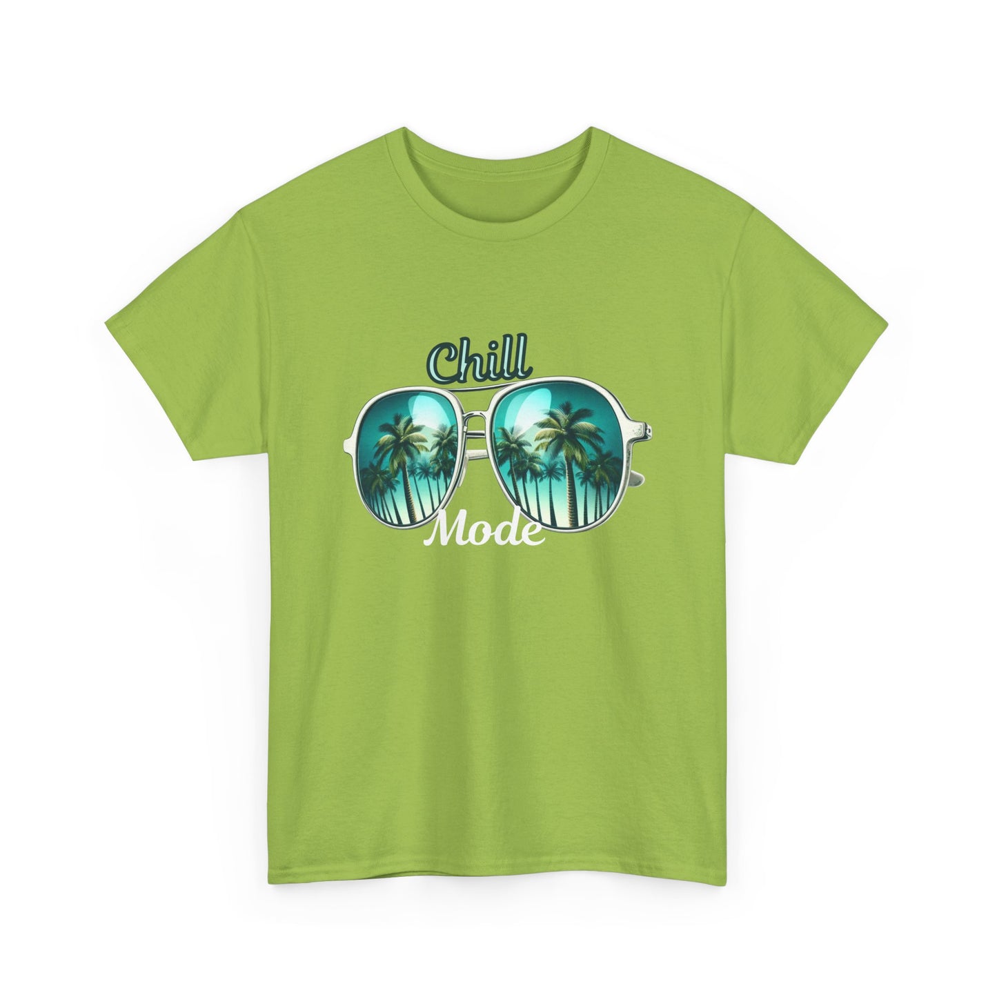 Chill Vibes Unisex Heavy Cotton Tee - Perfect for Beach Days, Summer Concerts, Relaxation, Gift for Friends, Casual Wear, Vacation Style