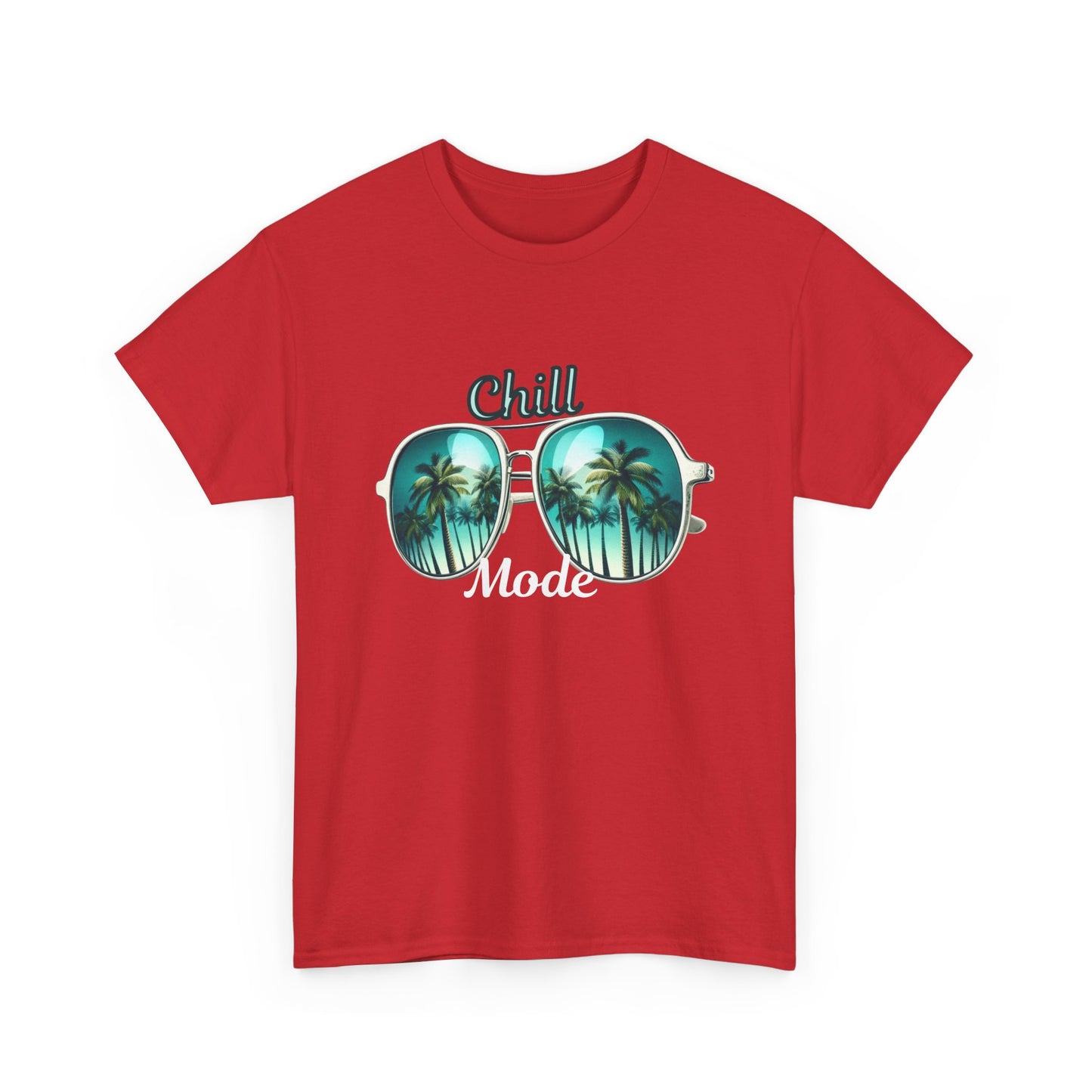 Chill Vibes Unisex Heavy Cotton Tee - Perfect for Beach Days, Summer Concerts, Relaxation, Gift for Friends, Casual Wear, Vacation Style