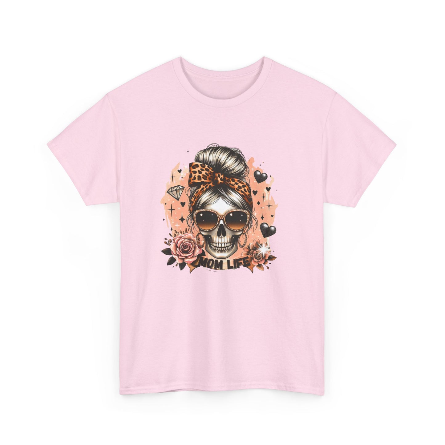 Fashion Skull Tee, Unisex Graphic T-Shirt for Day of the Dead, Boho Style, Cool Casual Wear, Gift for Her