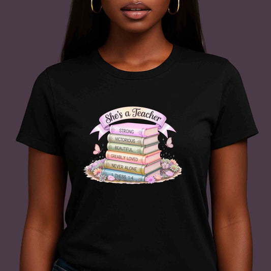 Teacher Appreciation Unisex Cotton Tee, Cute Teacher Shirt, Gift for Educators, Classroom Apparel, Birthday Gift for Teachers