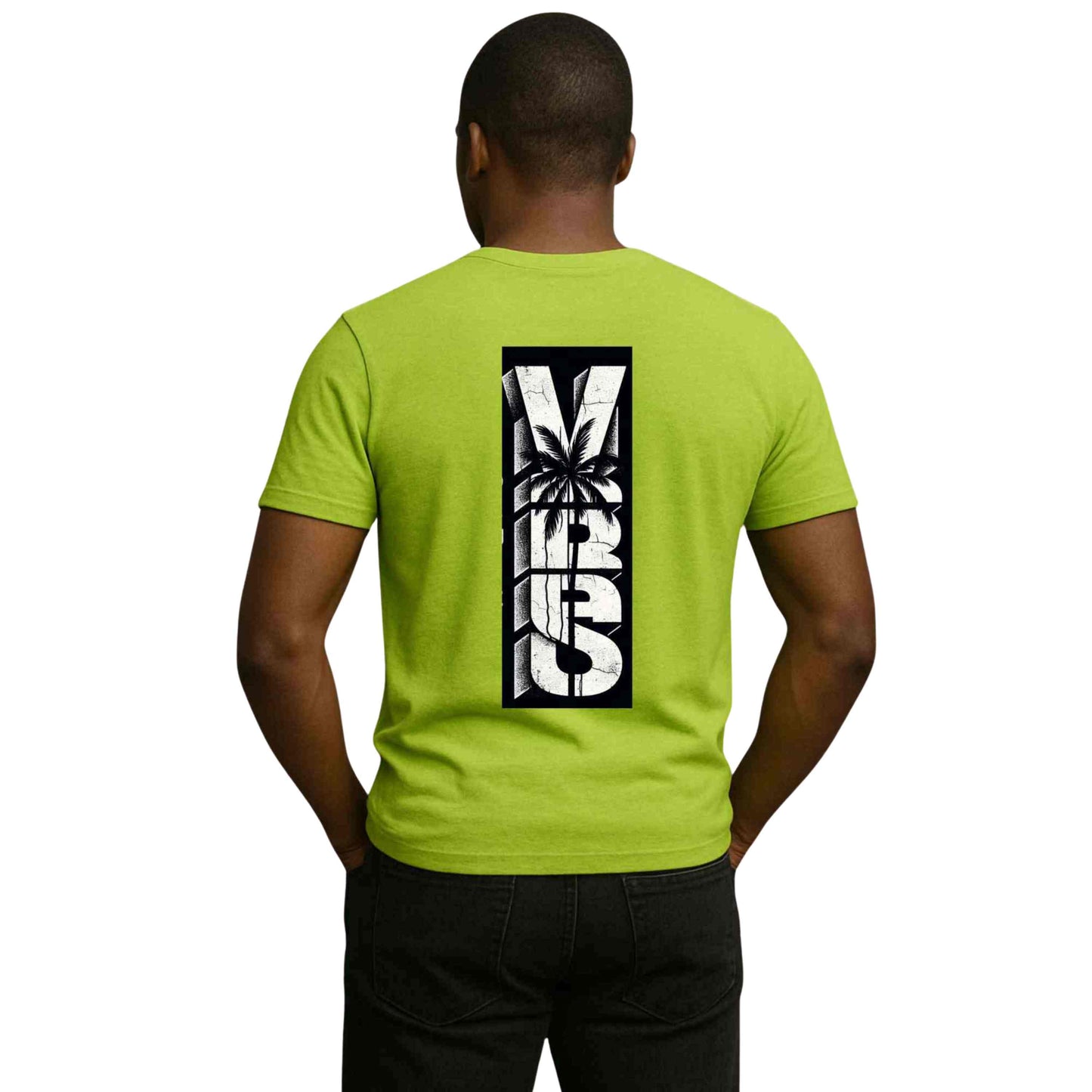 T-Shirt with Palm Tree Design, Casual Unisex Tee, Perfect for Summer Parties, Beach Days, Gifts for Friends, Vacation Wardrobe